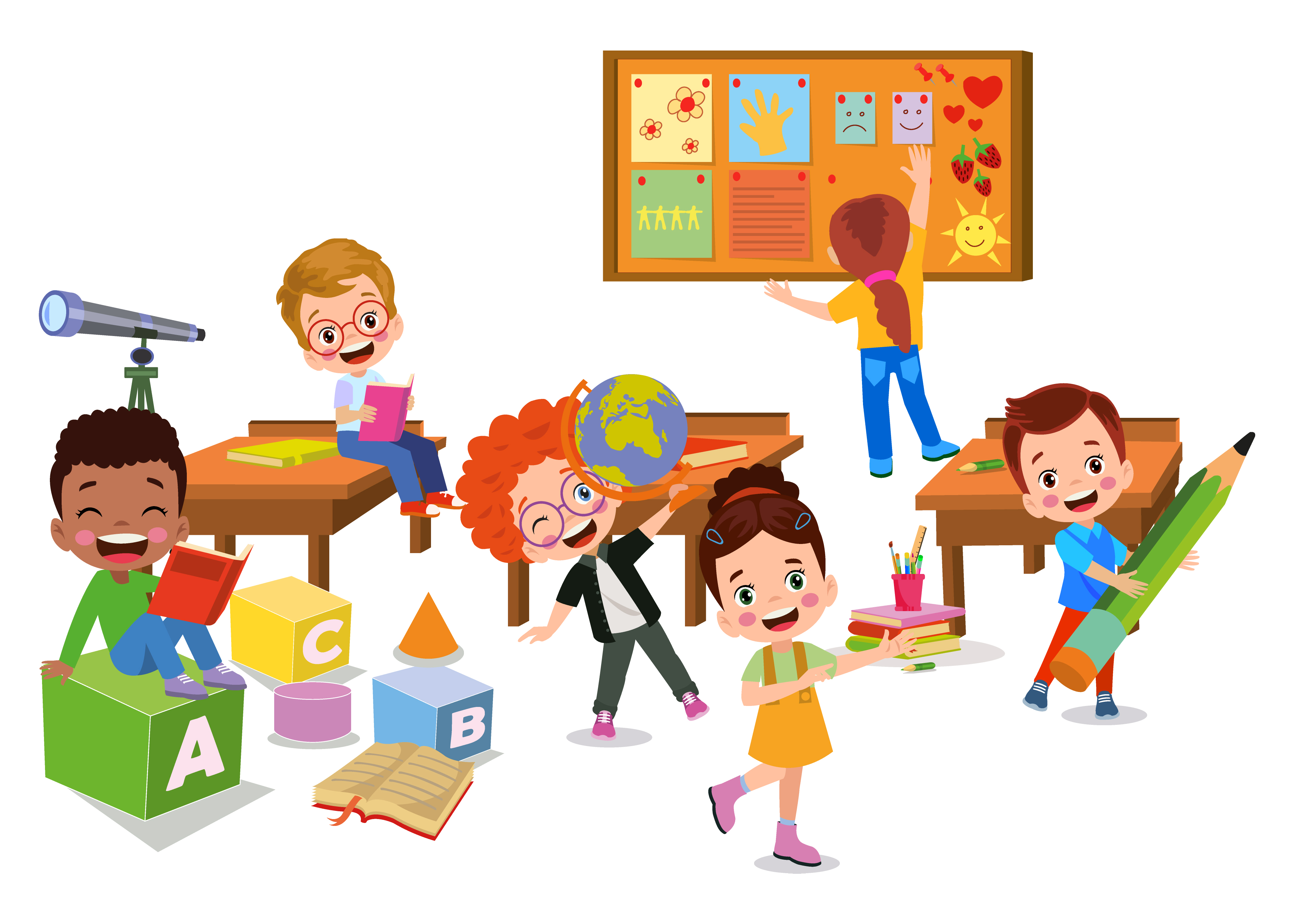 Classroom illustration